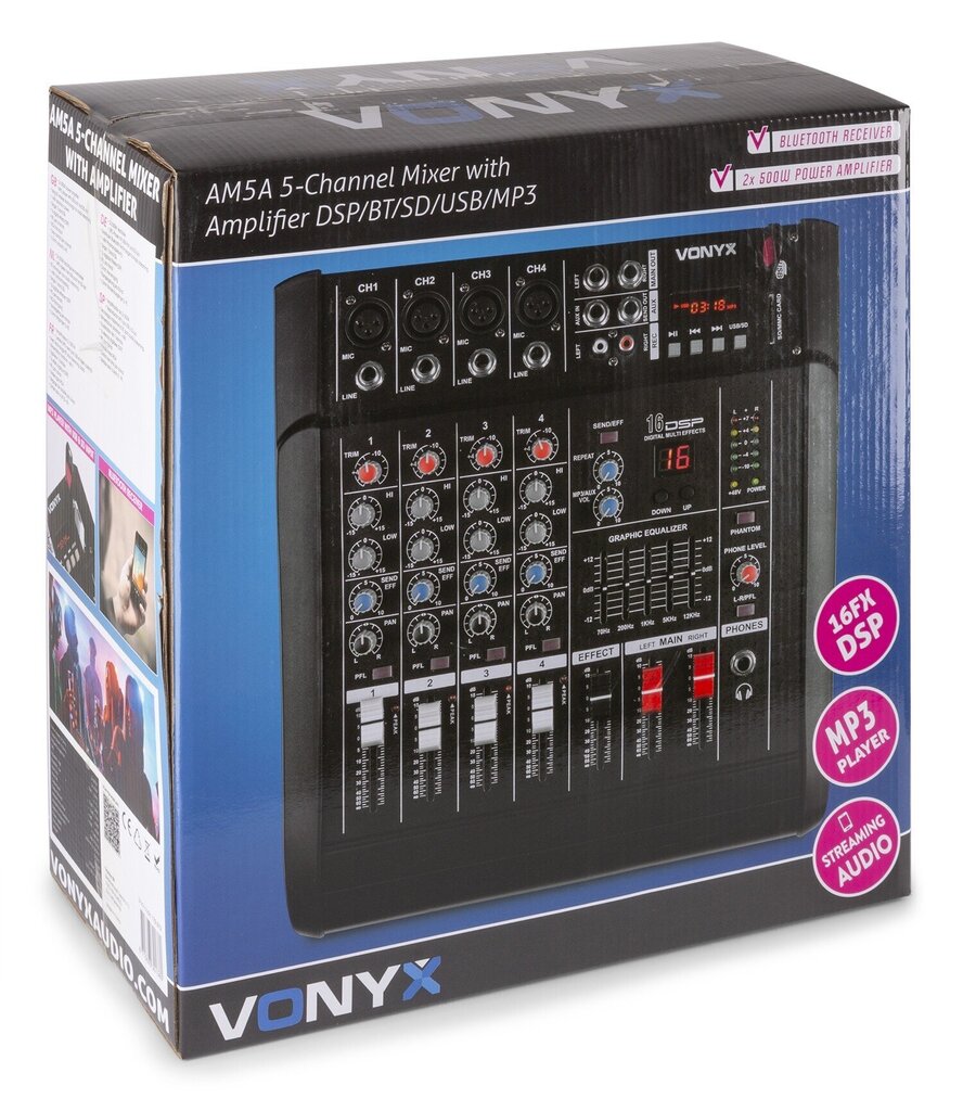 Vonyx AM5A hind ja info | DJ puldid | kaup24.ee