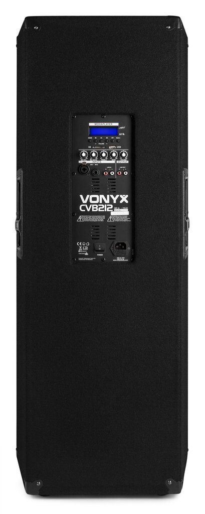 Vonyx CVB212 aktiivkõlar 2X 12 "BT MP3 1200W цена и информация | Kõlarid | kaup24.ee