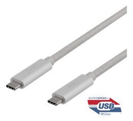 Deltaco USBC-1417M, USB C, 1m hind ja info | Mobiiltelefonide kaablid | kaup24.ee