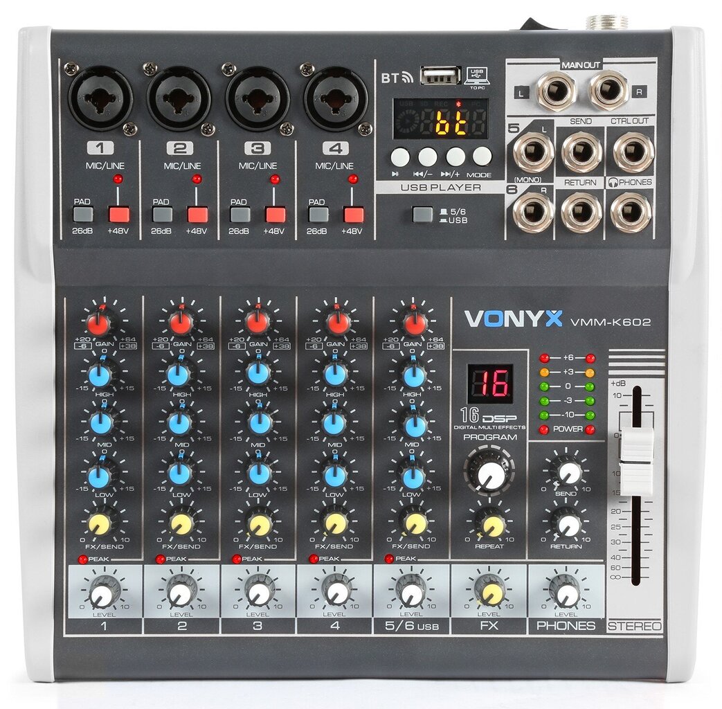 Vonyx VMM-K602 hind ja info | DJ puldid | kaup24.ee