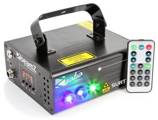 BeamZ Surtur II Double Laser Световой эффект RG Gobo DMX IRC 3W Blue LED цена и информация | Праздничные декорации | kaup24.ee