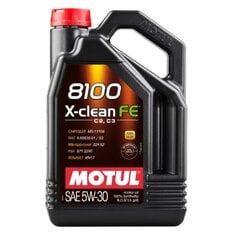 Моторное масло MOTUL 8100 X-clean FE 5W30 5L C2/C3, SP, MB229.52 цена и информация | Моторные масла | kaup24.ee