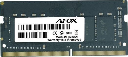 Afox mälu SO-DIMM DDR4 16GB 2666MHZ hind ja info | Operatiivmälu (RAM) | kaup24.ee