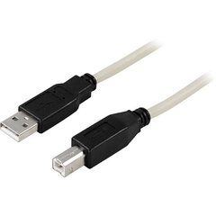 Deltaco USB-210, USB A, USB B, 1м цена и информация | Кабели для телефонов | kaup24.ee