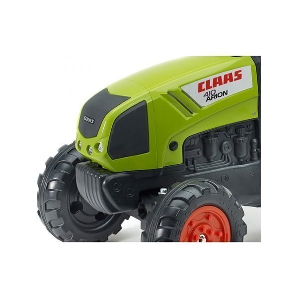 Pedaalidega traktor koos haagisega Falk Claas Arion 410, roheline цена и информация | Poiste mänguasjad | kaup24.ee