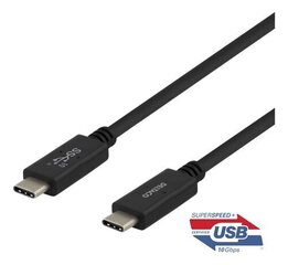 Deltaco USBC-1401M, USB C, 0,5 м цена и информация | Кабели для телефонов | kaup24.ee