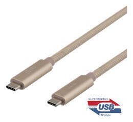 Deltaco USBC-1422M, USB C, 1 м цена и информация | Borofone 43757-uniw | kaup24.ee