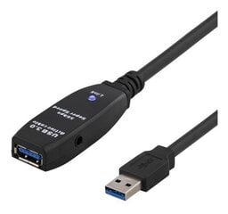 Deltaco USB3-1004, USB-A, USB 2,0, 7m цена и информация | Кабели и провода | kaup24.ee