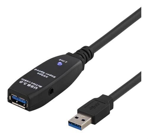 Deltaco USB3-1004, USB-A, USB 2,0, 7m цена и информация | Kaablid ja juhtmed | kaup24.ee