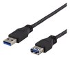 Deltaco USB3-242, USB-A, 2 m hind ja info | Kaablid ja juhtmed | kaup24.ee