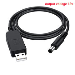 USB toiteks 5 V kuni 12 V võimendusmuundur 8 adapterit USB A4 цена и информация | Кабели и провода | kaup24.ee