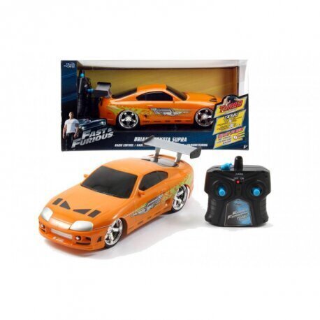 Raadio teel juhitav automudel Simba Jada Toys Fast & Furious 1995 Brian's Toyota 1:16 цена и информация | Poiste mänguasjad | kaup24.ee