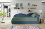 Диван - кровать NORE Aga, синий/зеленый