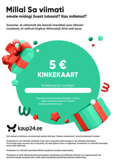 Elektrooniline kinkekaart, 5 € hind ja info | Kaup24.ee kinkekaardid | kaup24.ee