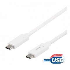 Deltaco USBC-1126M, USB C, 0.5m hind ja info | Mobiiltelefonide kaablid | kaup24.ee