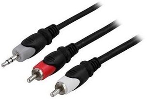 Deltaco MM-145, Aux 3.5 mm/RCA, 20 m цена и информация | Кабели и провода | kaup24.ee