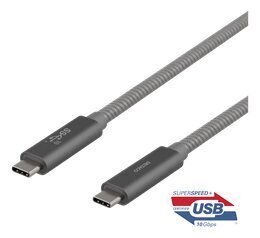 Deltaco USBC-1412M, USB C, 1м цена и информация | Кабели для телефонов | kaup24.ee