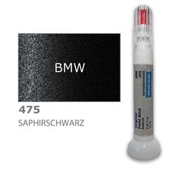 Kriimustuste parandamiseks värvikorrektor BMW 475 - SAPHIRSCHWARZ 12 ml цена и информация | Автомобильная краска | kaup24.ee