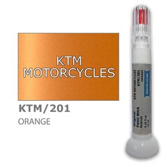 Kriimustuste parandamiseks värvikorrektor KTM MOTORCYCLES KTM/201 - ORANGE 12 ml цена и информация | Автомобильная краска | kaup24.ee