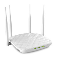 Tenda FH456 wireless router Fast Ethernet 4G White цена и информация | Маршрутизаторы (роутеры) | kaup24.ee
