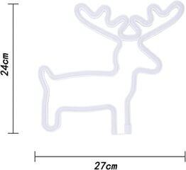 Led-neoonsilt, neoon-leed-dekoratiivne sein, led-neoonsilt, led-märgisein, led-neoonkuju, led-neoonsein, led-silt, led-valgusilt hind ja info | Jõulutuled | kaup24.ee