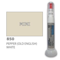 Kriimustuste parandamiseks värvikorrektor MINI 850 - PEPPER (OLD ENGLISH) WHITE 12 ml hind ja info | Auto värvikorrektorid | kaup24.ee