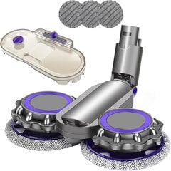 Электрическая щетка для швабры, совместимая с Dyson V6 Animal Fluffy DC58 DC59 DC61 DC62 DC74. Пылесос, полировка, влажная и сухая мойка мраморного паркетного пола с тканью из микрофибры. цена и информация | Аксессуары для пылесосов | kaup24.ee