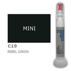 Kriimustuste parandamiseks värvikorrektor MINI C19 - REBEL GREEN 12 ml hind ja info | Auto värvikorrektorid | kaup24.ee
