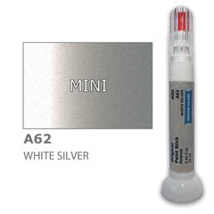 Карандаш-корректор для устранения царапин MINI A62 - WHITE SILVER 12 ml цена и информация | Автомобильная краска | kaup24.ee