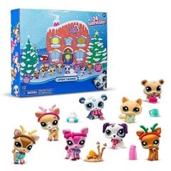 2024. aasta Littlest Pet Shop, jõulude advendikalender, 24 päeva tagasiarvestus LPS Gen 7 figuurid nukumänguasja üllatus jõulukink цена и информация | Рождественские украшения | kaup24.ee