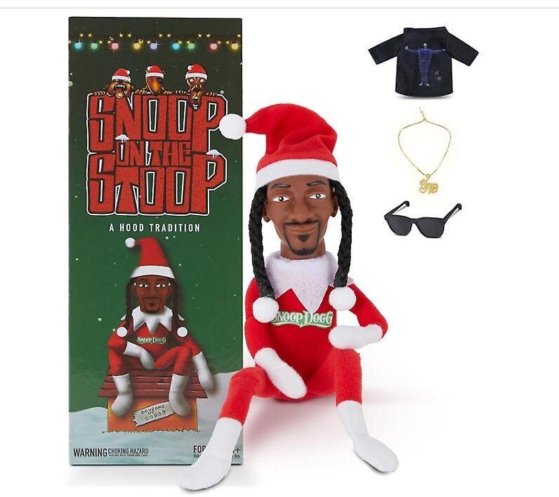 Snoop On The Stoop – Snoop Dogg Doll Christmas Palus kujukeste mänguasjade ornament (B) цена и информация | Jõulukaunistused | kaup24.ee