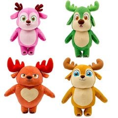 Uus 30 cm multikas Deer Squad Palus mänguasi, tegelane nukk Kawaii, pehme topisega loom lastele, lastele sünnipäevaks jõulukingid цена и информация | Рождественские украшения | kaup24.ee