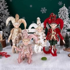 HaKeLai Elf Red Gold Plush nukk päkapikk mänguasi jõulupuu kaunistused uusaasta pühade parimad kingitused lastele Navidad Natal adornos de navidad цена и информация | Рождественские украшения | kaup24.ee