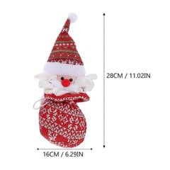 3 tk Xmas Doll Apple kotid Armsad jõulud Apple Bag Festivali pakkekotid цена и информация | Рождественские украшения | kaup24.ee