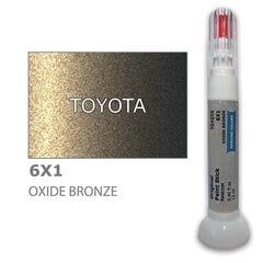 Kriimustuste parandamiseks värvikorrektor TOYOTA 6X1 - OXIDE BRONZE 12 ml hind ja info | Auto värvikorrektorid | kaup24.ee