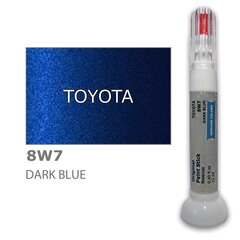 Карандаш-корректор для устранения царапин TOYOTA 8W7 - DARK BLUE 12 ml цена и информация | Автомобильная краска | kaup24.ee