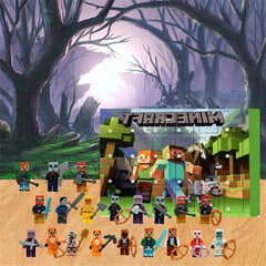 Minecrafti jõulukalender 2024, 24 tk tegevusfiguuride komplekt sisaldab Luffy Nami Zoro, ideaalseid kingitusi Halloweeni tervitamiseks цена и информация | Рождественские украшения | kaup24.ee