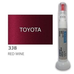 Kriimustuste parandamiseks värvikorrektor TOYOTA 3J8 - RED WINE 12 ml hind ja info | Auto värvikorrektorid | kaup24.ee