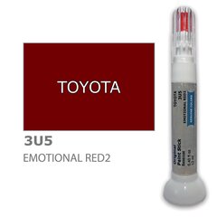 Kriimustuste parandamiseks värvikorrektor TOYOTA 3U5 - EMOTIONAL RED2 12 ml hind ja info | Auto värvikorrektorid | kaup24.ee