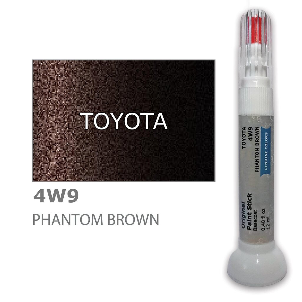 Kriimustuste parandamiseks värvikorrektor TOYOTA 4W9 - PHANTOM BROWN 12 ml цена и информация | Auto värvikorrektorid | kaup24.ee