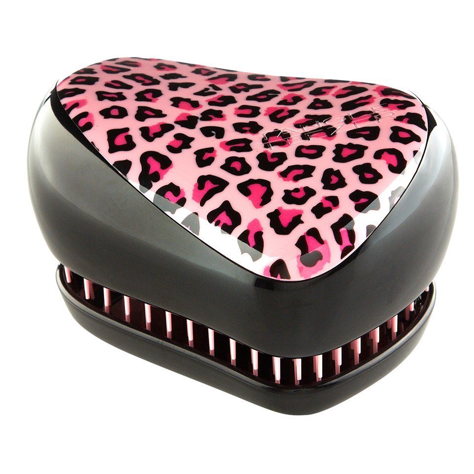 Tangle Teezer Compact Styler juuksehari, leopardimustriline hind ja info | Juukseharjad, kammid, juuksuri käärid | kaup24.ee