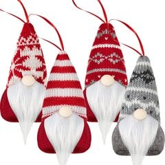 Рождественские шведские гномы Tomte, украшения, скандинавский Санта-эльф, гонк, плюшевые игрушки ручной работы, подвесные украшения для рождественской елки, праздничные украшения цена и информация | Рождественские украшения | kaup24.ee