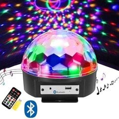 Bluetoothi ja kõlariga diskolamp - LED-lamp - RGB-Perfect must hind ja info | Kõlarid | kaup24.ee