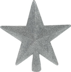 Верхушка для елки Звезда, серебряная цена и информация | елочные украшения | kaup24.ee