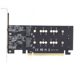 Карта расширения PCI Express 3.0 X16 для M.2 NVME SSD Карта расширения жесткого диска M.2 для ПК, настольного компьютера цена и информация | Корпуса | kaup24.ee