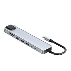 USB C-jaotur 3.0 USB-tüüpi C-adapteri dokkimisjaam Macbook Pro M1 sülearvuti jaoks 4k Hdmi-jaotur Pd kiirlaadimise USB-jaotur hind ja info | USB jagajad, adapterid | kaup24.ee