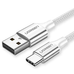 USB-kaablid, jaoturid ja adapterid 60409 USB A–USb C laadimiskaabel 3M (hõbevalge) цена и информация | Адаптеры и USB-hub | kaup24.ee