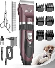 Oneisall Quiet Dog Clipper Professionaalne Clipper Koer Kassi Juukselõikur Elektriline Koerte Trimmer Juhtmevaba Juukselõikur (roosa) цена и информация | Игрушки для собак | kaup24.ee