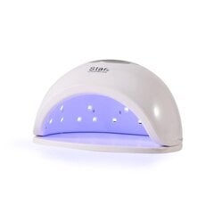 Taimeri funktsiooniga 48w UV/LED lamp - Star5-WELLNGS valge hind ja info | Maniküüri ja pediküüri tarvikud | kaup24.ee