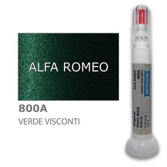 Kriimustuste parandamiseks värvikorrektor ALFA ROMEO 800A - VERDE VISCONTI 12 ml hind ja info | Auto värvikorrektorid | kaup24.ee
